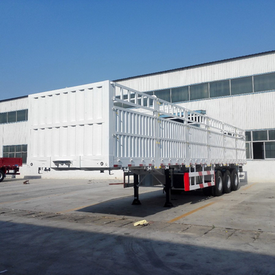 30 ton zijwachthalve trailer met 9,00*22,5/8,00-20/8,5-20 velg en platbedontwerp