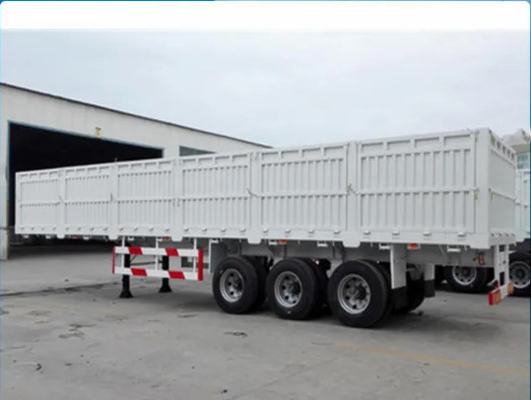 3 as 40 FT zijwachtcontainer Halve aanhangwagen met ophangsysteem van het kruisarmtype