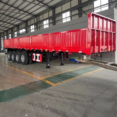 Container slot 40ton 3 assen 4 assen zijweg Semi-trailer met draai-sloten Optioneel