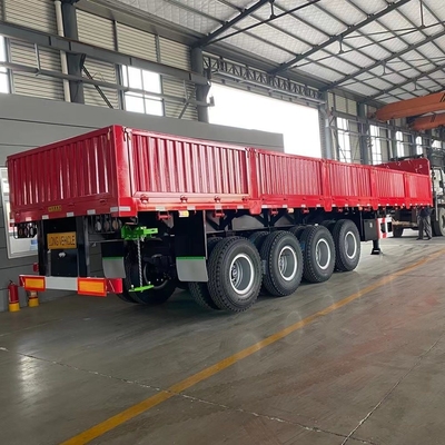Container slot 40ton 3 assen 4 assen zijweg Semi-trailer met draai-sloten Optioneel