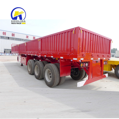 Gebruikte/tweedehands zware container zijdelings hek halve aanhangwagen met 1820 mm loopvlak