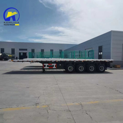 Jost Twee snelheidsondersteunende been 4 assen Container platbed semi-truck aanhangwagens voor de uitvoer