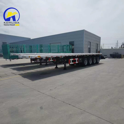 Jost Twee snelheidsondersteunende been 4 assen Container platbed semi-truck aanhangwagens voor de uitvoer