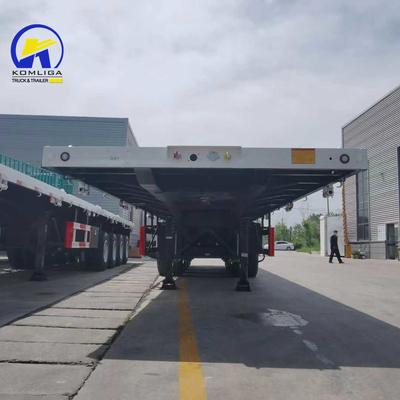 Jost Twee snelheidsondersteunende been 4 assen Container platbed semi-truck aanhangwagens voor de uitvoer
