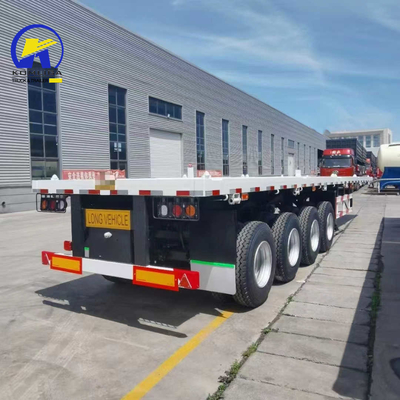 Jost Twee snelheidsondersteunende been 4 assen Container platbed semi-truck aanhangwagens voor de uitvoer