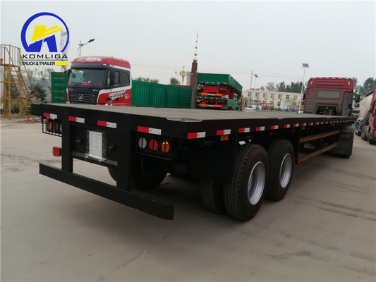 2 assen Flatbed Semi Trailer ABS Optioneel Trailer Model 25FT Container Light