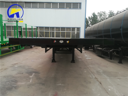 2 assen Flatbed Semi Trailer ABS Optioneel Trailer Model 25FT Container Light