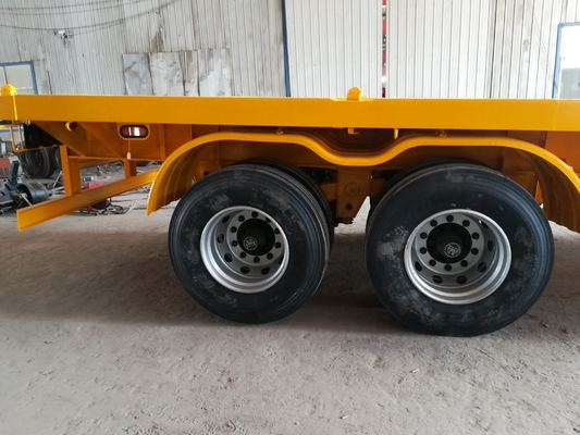 20 ton 30 ton 2 assen Gebruikte vrachtwagen Halve aanhangwagen met mechanische ophanging Beste keuze
