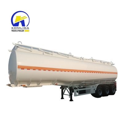 40000 42000 45000 liter aluminium brandstof tankwagen aanhangwagen met 4 &quot; API adapter klep