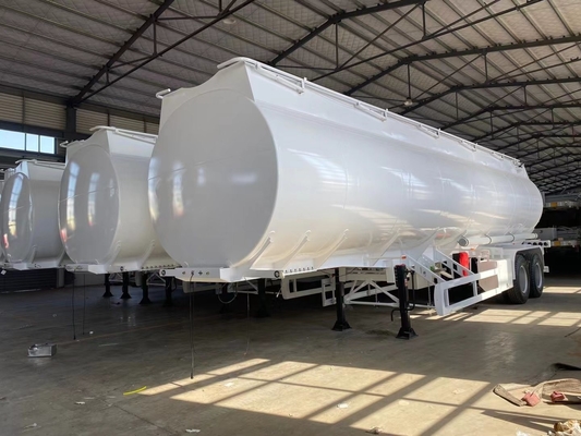 3 As Transporter Oliebrandstof Tanker Aluminium roestvrij staal aanhangwagens met loopgat dekking