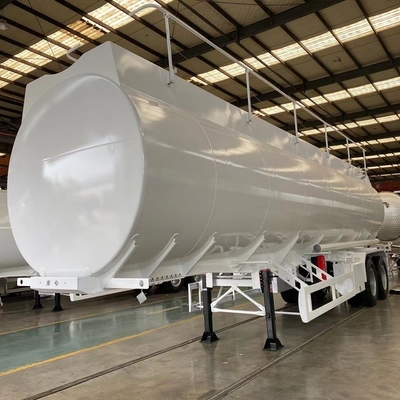 45000 liter capaciteit platbed brandstoftanker aanhangwagen wielbasis 7000-8000 mm voor Sal