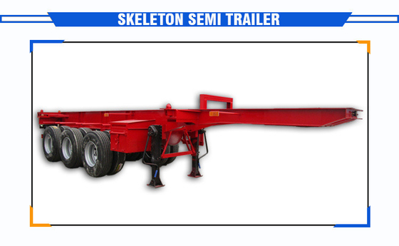 Container Skelet Transport Container Chassis Truck Halve aanhanger voor vervoer
