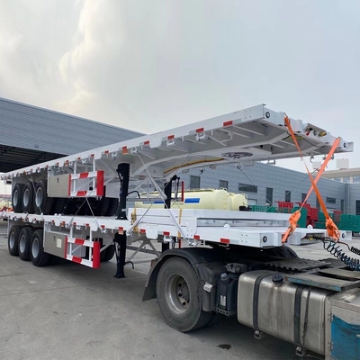Flatbed/Skeleton Semi-trailer Containertrailer voor vervoer Op aanvraag