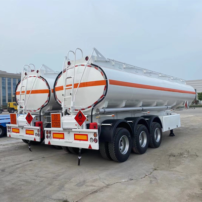 Handrail Pneumatische 3 As 4 Assen 45000 50000 liter brandstoftank Halfuultrailer