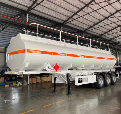 Handrail Pneumatische 3 As 4 Assen 45000 50000 liter brandstoftank Halfuultrailer