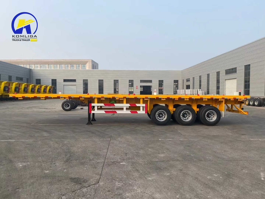 ABS Optioneel platbed/trailer Containertrailer voor Rusland Oezbekistan Kazachstan en Tadzjikistan