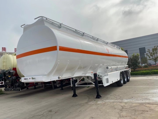 Waterpalmolievervoer 45000 liter brandstoftank aanhangwagen met 2 ontladingsslangen