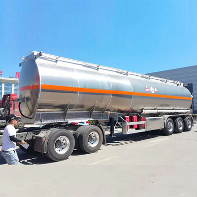 45000 liter aluminium brandstoftanker Semi-trailer 5 compartiment in Kenia Zimbabwe 3 as