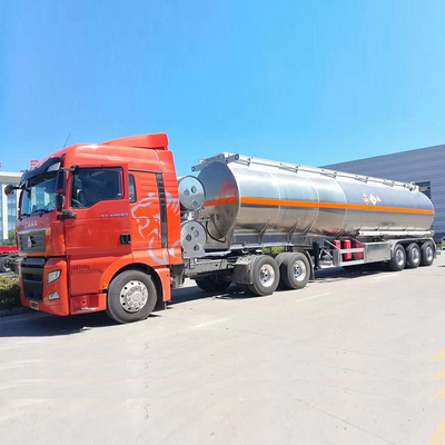 45000 liter aluminium brandstoftanker Semi-trailer 5 compartiment in Kenia Zimbabwe 3 as
