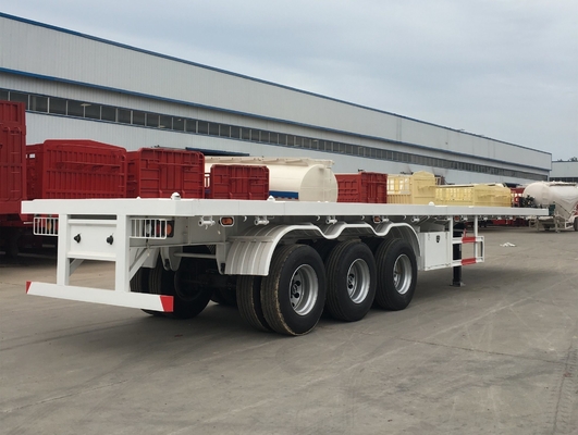 40ft 20ft Trackor Head Flatbed Container Semi-trailer met wielbasis van 7000-8000mm