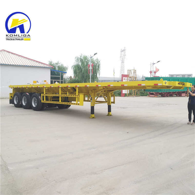 Technische reserveonderdelen Ondersteuning 40ft flatbed container halfrijtuig 12500*2500*1650mm