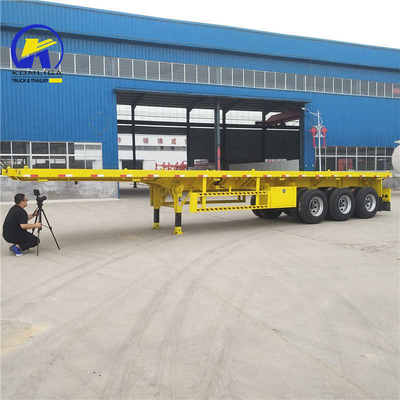 Technische reserveonderdelen Ondersteuning 40ft flatbed container halfrijtuig 12500*2500*1650mm