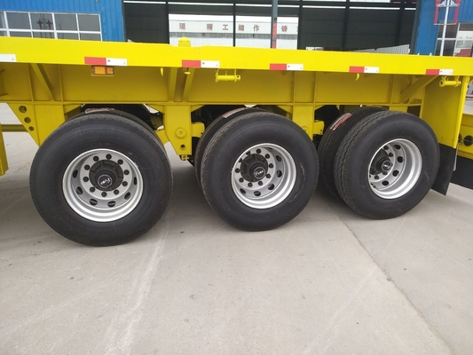 Technische reserveonderdelen Ondersteuning 40ft flatbed container halfrijtuig 12500*2500*1650mm