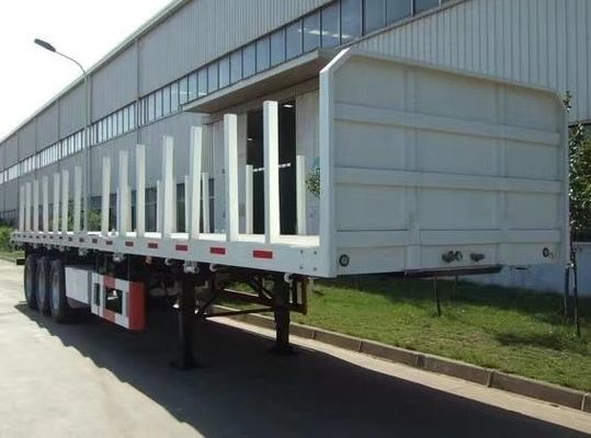 Jost twee snelheid ondersteuning been 2as 3as 40ton flatbed truck trailer Skeleton Semi-trailer