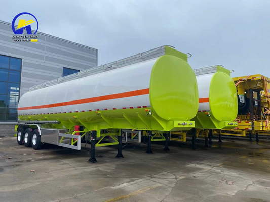 Voorwaarde 3 Assen Tanker Semi-trailer met Wabco-relaisklep 50T laadvermogen