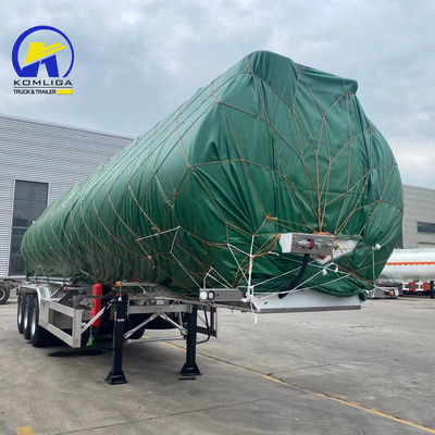3 assen 42000L 45000 50000 liter brandstoftanker Halve aanhanger voor het transport van brandstof