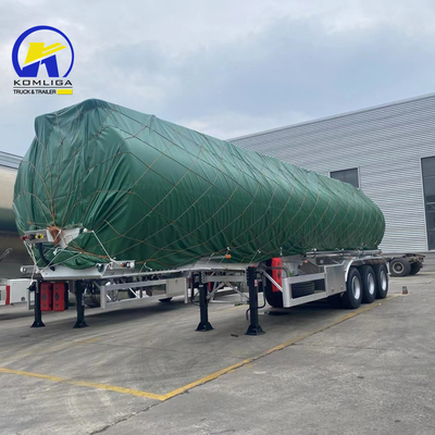 3 assen 42000L 45000 50000 liter brandstoftanker Halve aanhanger voor het transport van brandstof