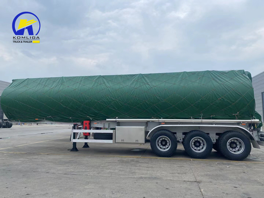 3 assen 42000L 45000 50000 liter brandstoftanker Halve aanhanger voor het transport van brandstof