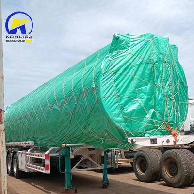 3 assen 42000L 45000 50000 liter brandstoftanker Halve aanhanger voor het transport van brandstof