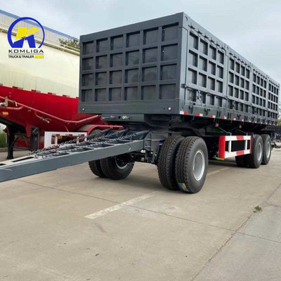 3-assige 20tons 25tons 30tons Full Trailer Truck met 12 eenheden bandenummer en Wabco-klep