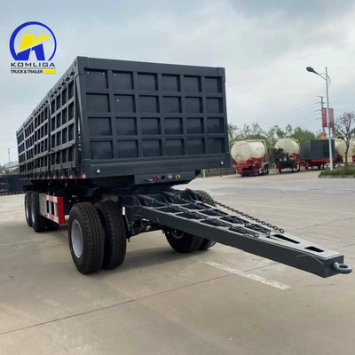 3-assige 20tons 25tons 30tons Full Trailer Truck met 12 eenheden bandenummer en Wabco-klep
