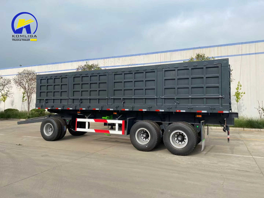 3-assige 20tons 25tons 30tons Full Trailer Truck met 12 eenheden bandenummer en Wabco-klep
