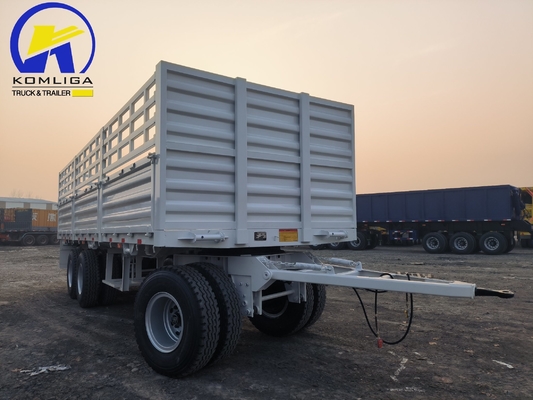 3-assige 20tons 25tons 30tons Full Trailer Truck met 12 eenheden bandenummer en Wabco-klep