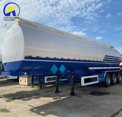 Mechanische ophanging 3 assen 40000L/42000L/45000L Tanker met aluminium legering Halvrijwagen