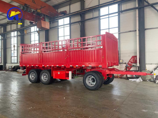 12500x2500x1650mm Gereedschapskist Eén stuk 1m * 0,5m * 0,5m 3as Sinotruk Full Trailer Truck