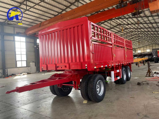 12500x2500x1650mm Gereedschapskist Eén stuk 1m * 0,5m * 0,5m 3as Sinotruk Full Trailer Truck