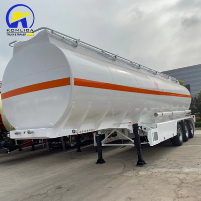 40000L brandstoftank Tri-Axles Semi-trailer met ontladingsval 4&quot; API adapter klep