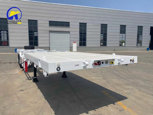 Semi-trailer voor het laden van 40 ton skelet met naverkoopservice