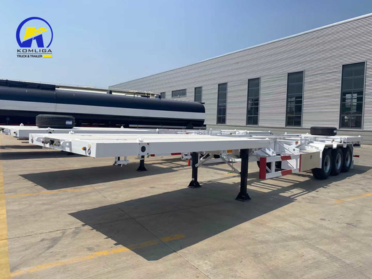 Semi-trailer voor het laden van 40 ton skelet met naverkoopservice
