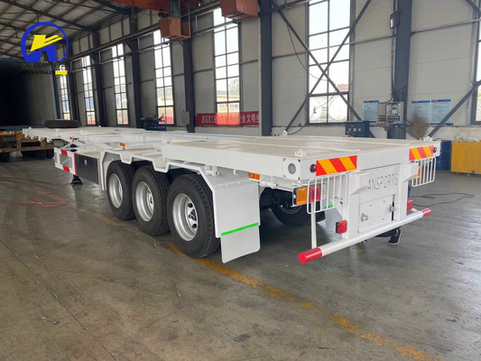 Semi-trailer voor het laden van 40 ton skelet met naverkoopservice