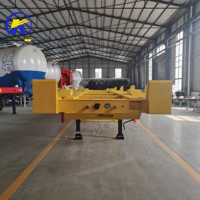 Semi-trailer voor container 20ft 40ft Skeleton Trailer in hoge vraag