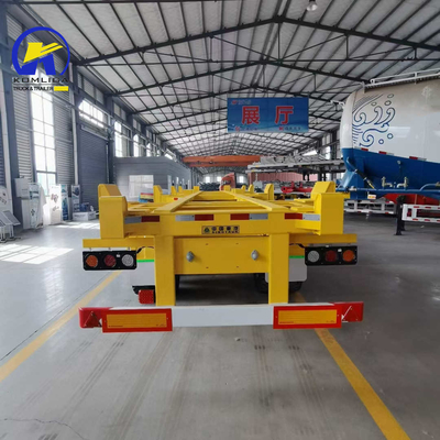 Semi-trailer voor container 20ft 40ft Skeleton Trailer in hoge vraag