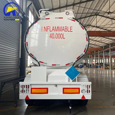40000 liter 45000 liter 3 assen gebruikte olie-brandstoftank aanhangwagen met pneumatische handrail