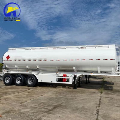 40000 liter 45000 liter 3 assen gebruikte olie-brandstoftank aanhangwagen met pneumatische handrail