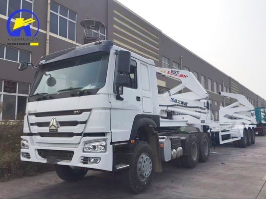 20 FT 40 FT Platbed Side Loader Container Side Lifter Semi-trailer met 1820 mm loopvlak