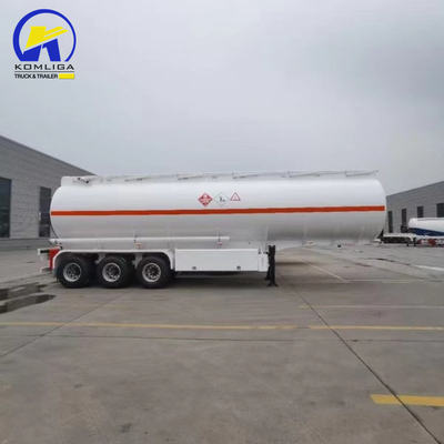 3 assen 40000L brandstof olie benzine ruwe aardolie tank halve aanhangwagen met remsysteem